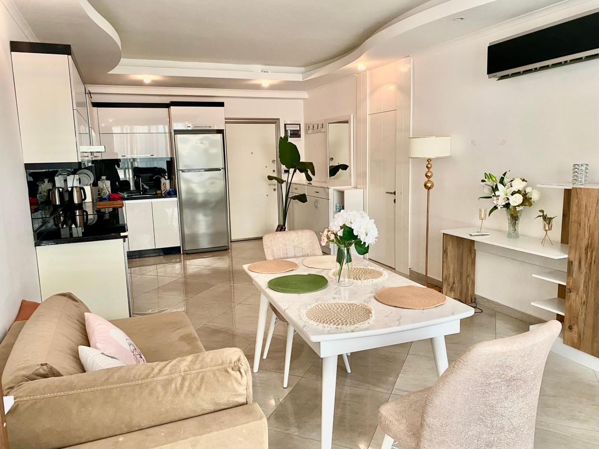 Luxury Flat 2 Mins From Beach Alanya Dış mekan fotoğraf